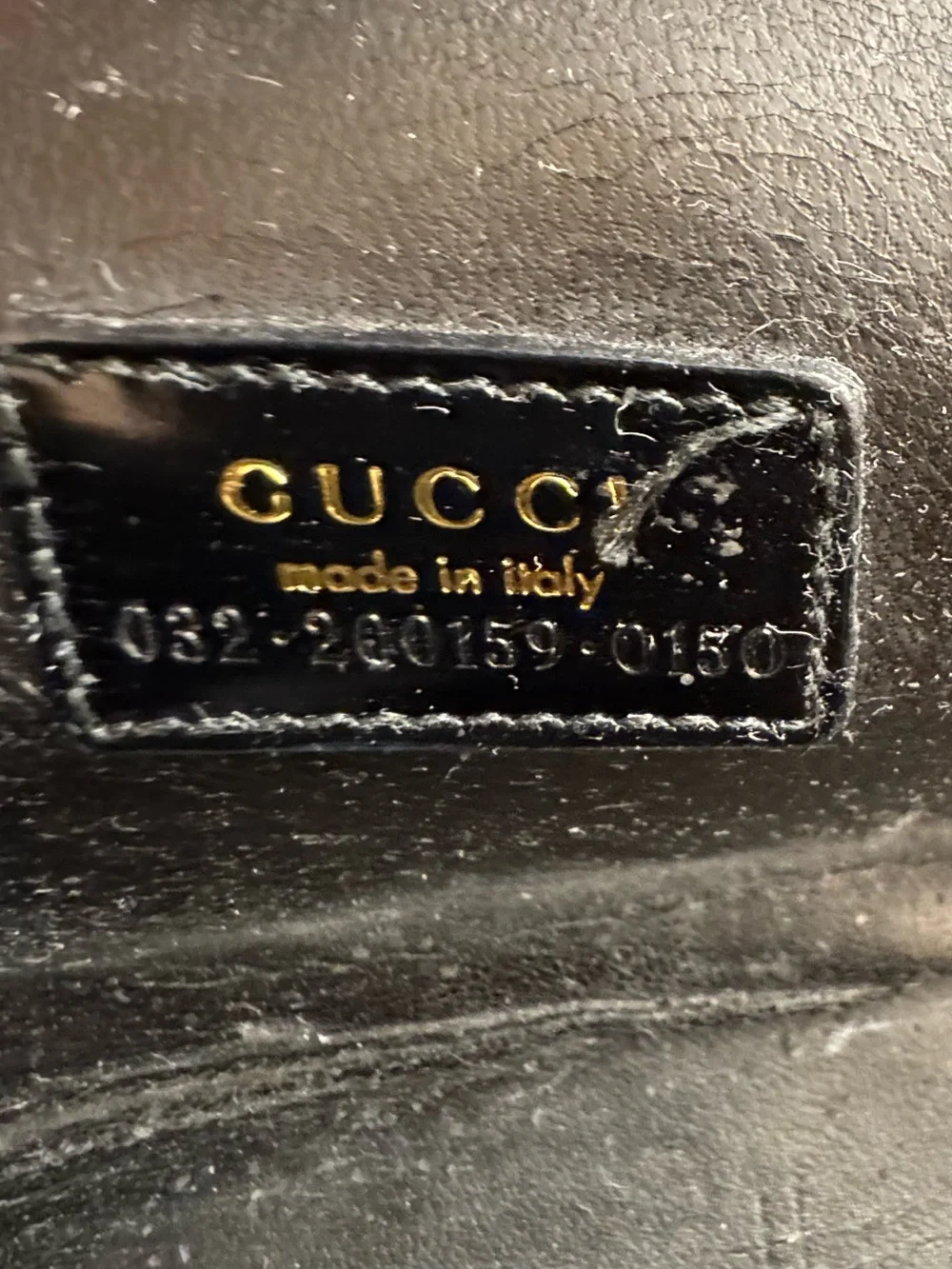 Vintage Gucci Black Leather Bamboo Vanity Cosmetic Train Case Italy